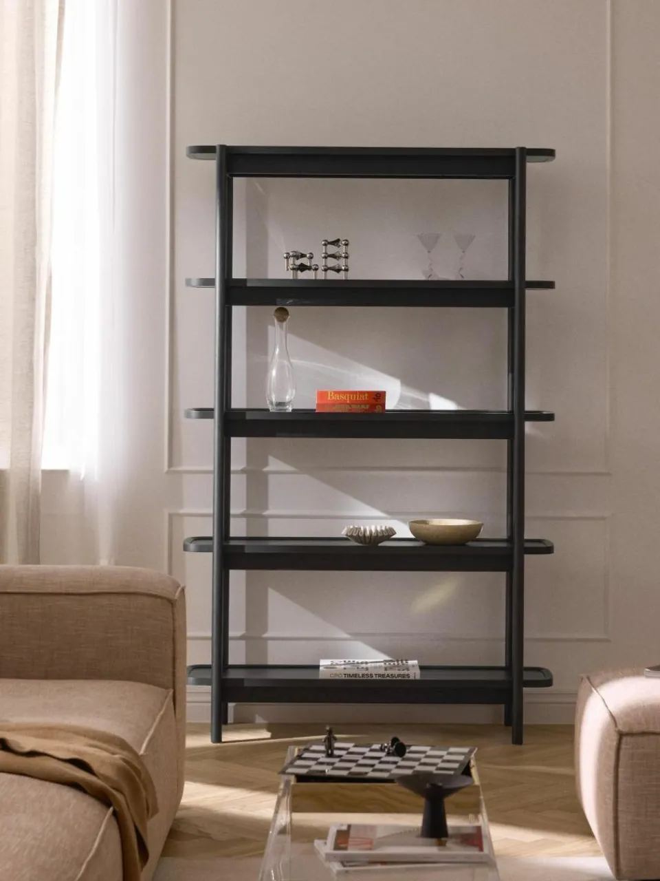 Westwing Collection Hohes Holz-Regal Libby