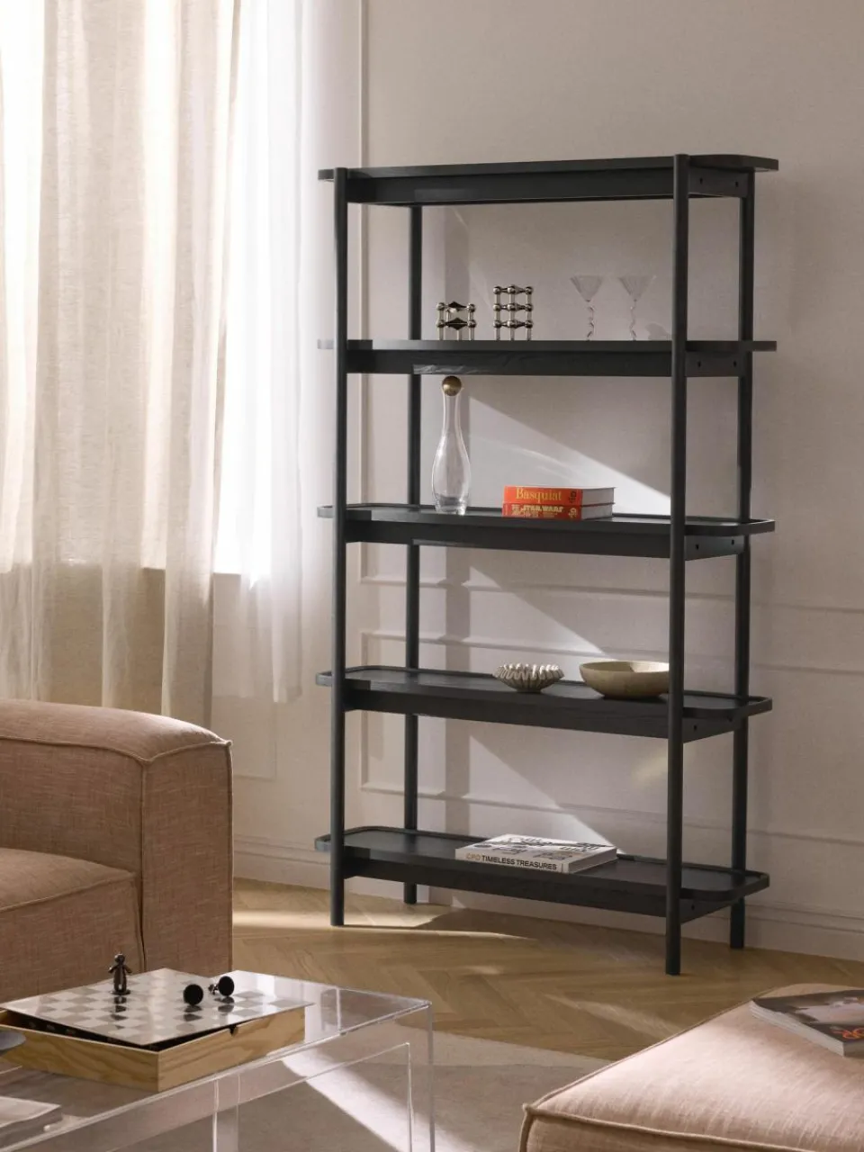 Westwing Collection Hohes Holz-Regal Libby