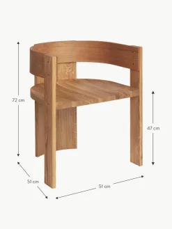 Kristina Dam Holz-Armlehnstuhl Collector