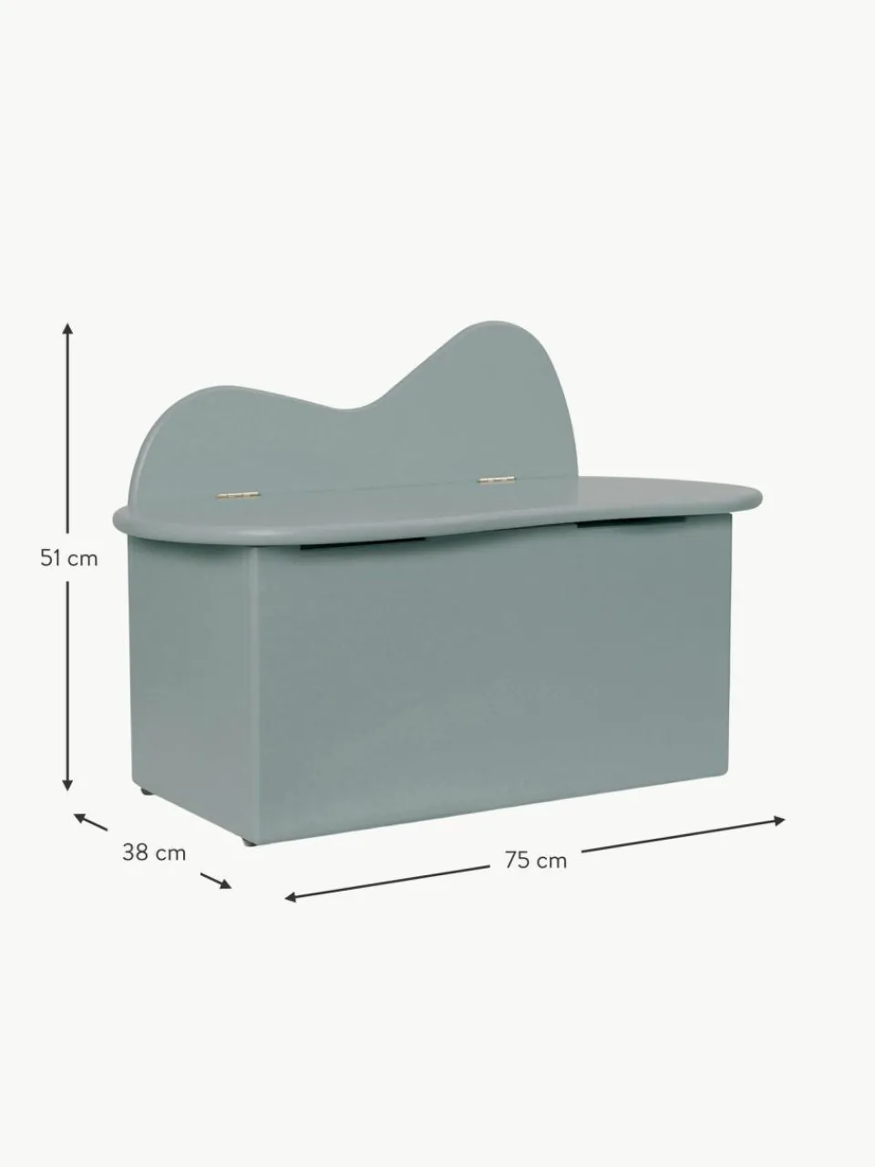 Kinder ferm LIVING Kids Holz-Kinderbank Slope mit Stauraum