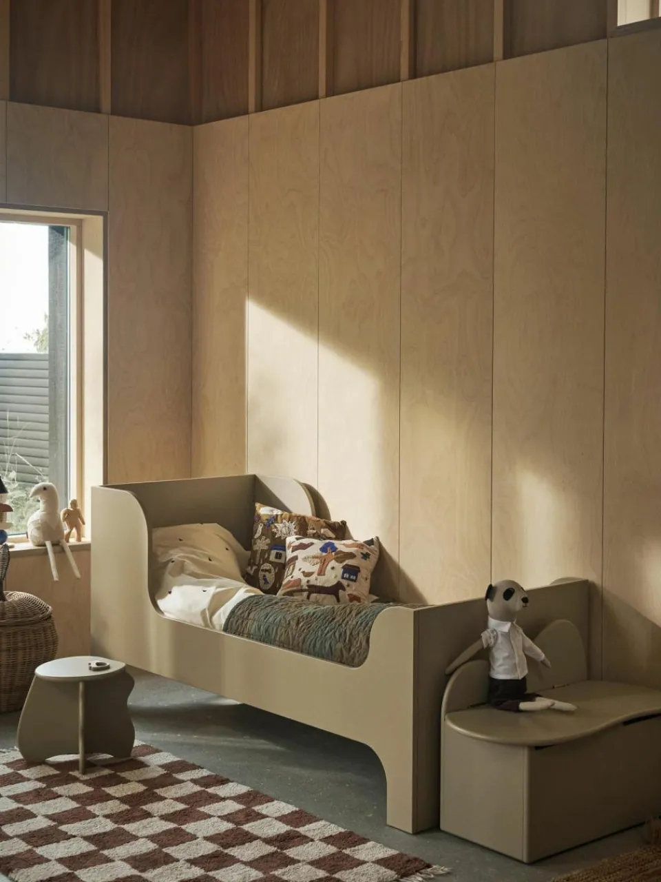 Kinder ferm LIVING Kids Holz-Kinderhocker Slope