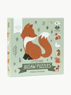 Kinder A Little Lovely Company Holz-Puzzles Forest Friends