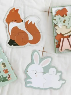 Kinder A Little Lovely Company Holz-Puzzles Forest Friends