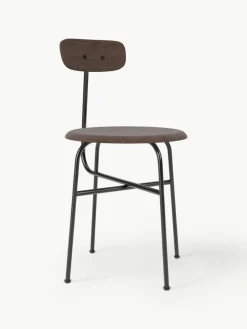Audo Copenhagen Holzstuhl Afteroom mit Metall-Gestell