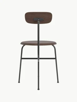 Audo Copenhagen Holzstuhl Afteroom mit Metall-Gestell