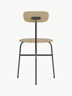Audo Copenhagen Holzstuhl Afteroom mit Metall-Gestell