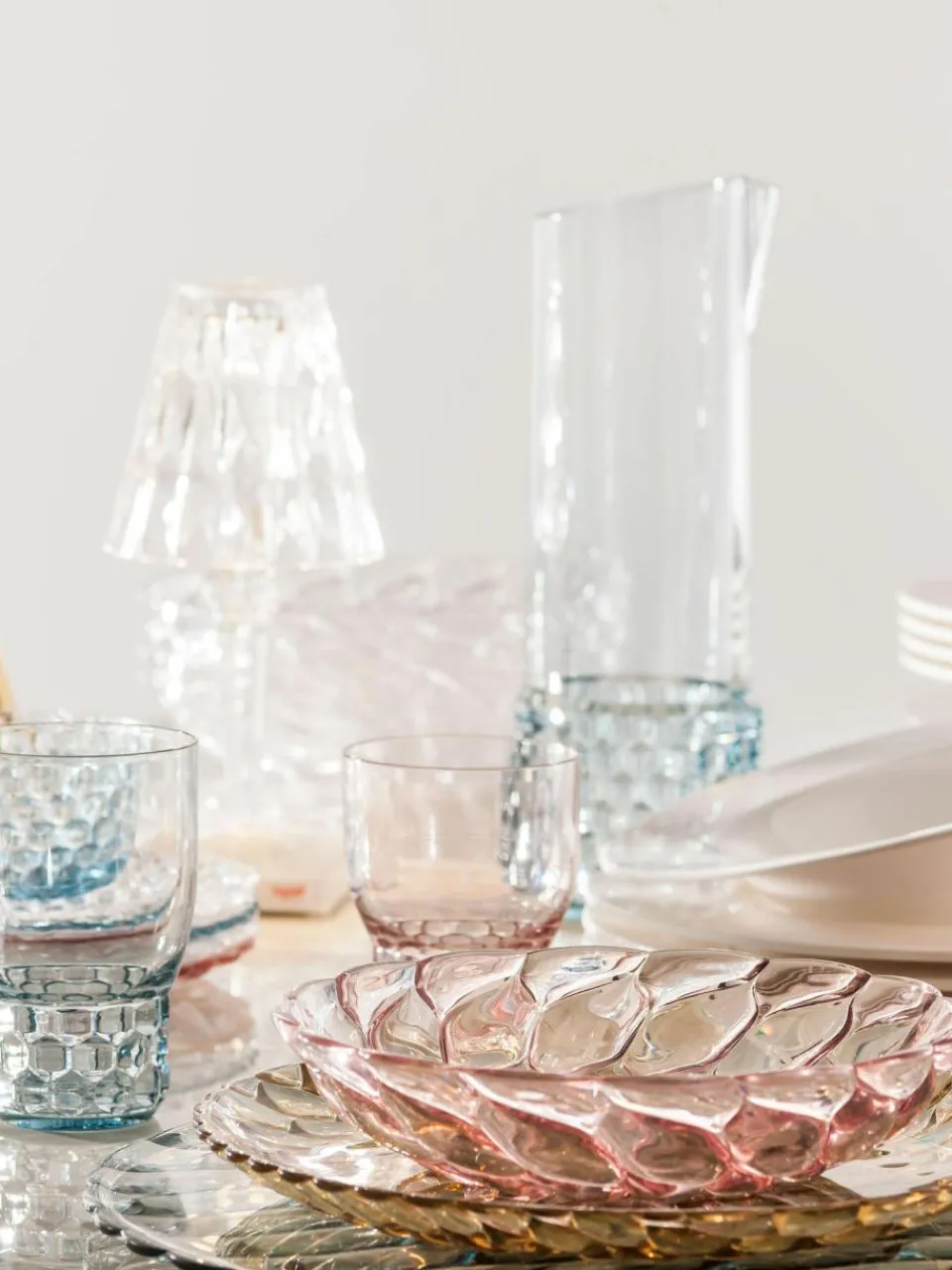 Kartell Karaffe Jellies mit Strukturmuster, 1.3 L