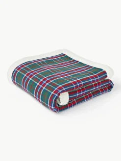 Westwing Collection Karierte Kuscheldecke Gavin