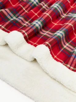 Westwing Collection Karierte Kuscheldecke Gavin