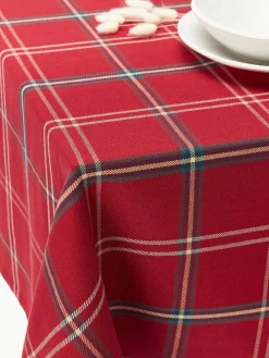 Westwing Collection Karierte Tischdecke Aster