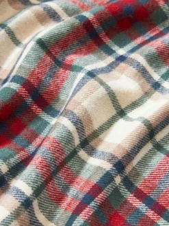 Westwing Collection Karierter Flanell-Bettdeckenbezug Linsay
