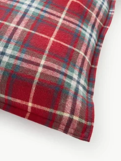 Westwing Collection Karierter Flanell-Kopfkissenbezug Linsay