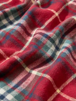 Westwing Collection Karierter Flanell-Kopfkissenbezug Linsay