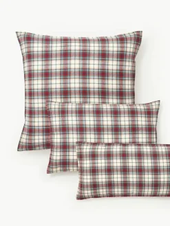 Westwing Collection Karierter Flanell-Kopfkissenbezug Linsay