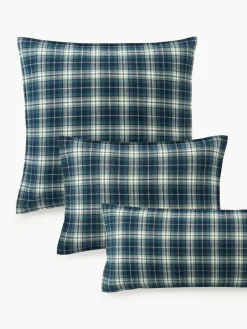 Westwing Collection Karierter Flanell-Kopfkissenbezug Macy