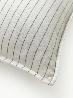 Westwing Collection Karierter Flanell-Wendekopfkissenbezug Noelle aus Baumwolle