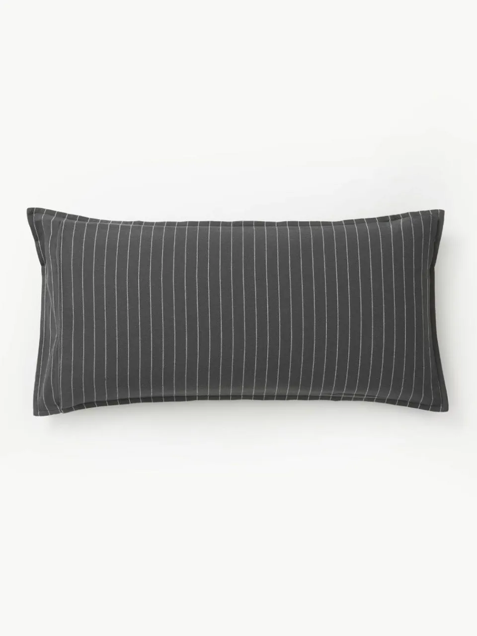 Westwing Collection Karierter Flanell-Wendekopfkissenbezug Noelle aus Baumwolle
