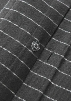 Westwing Collection Karierter Flanell-Wendekopfkissenbezug Noelle aus Baumwolle