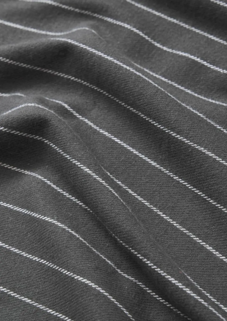 Westwing Collection Karierter Flanell-Wendekopfkissenbezug Noelle aus Baumwolle