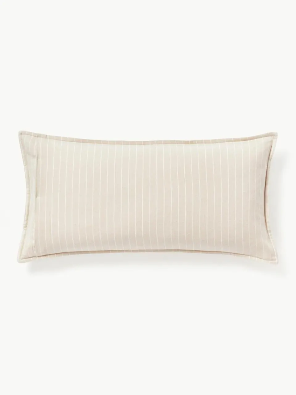 Westwing Collection Karierter Flanell-Wendekopfkissenbezug Noelle aus Baumwolle