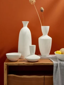 Bizzotto Keramik-Vase Striped, H 47 cm