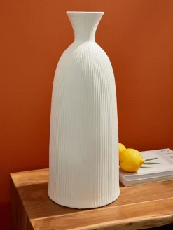 Bizzotto Keramik-Vase Striped, H 46 cm