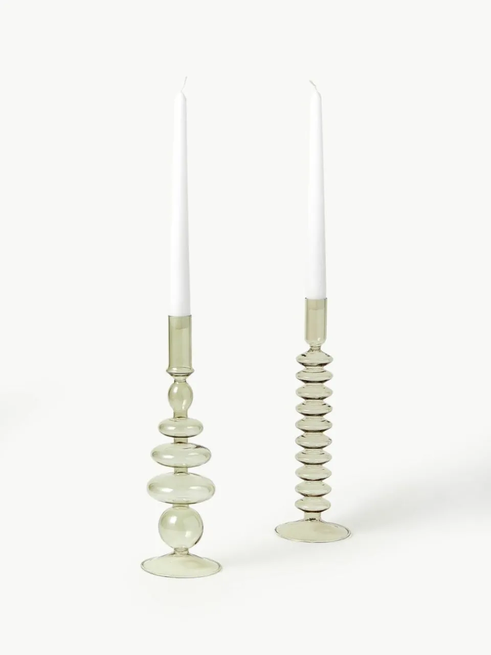 Westwing Collection Kerzenhalter Clea, 2er-Set