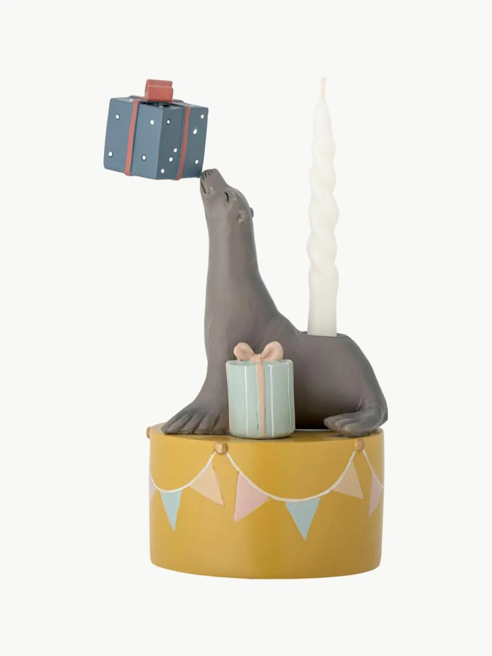 Kinder Bloomingville mini Kerzenhalter Flor in Seelöwen-Form