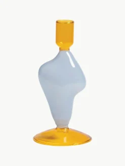 &k amsterdam Kerzenhalter Flux aus Glas