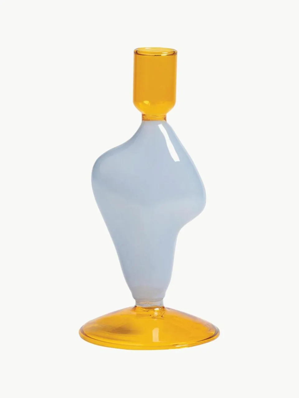 &k amsterdam Kerzenhalter Flux aus Glas