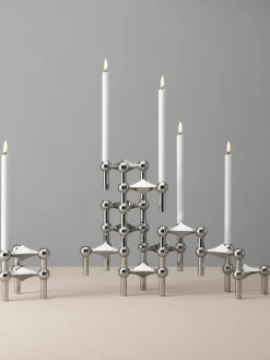 Stoff Nagel Kerzenhalter