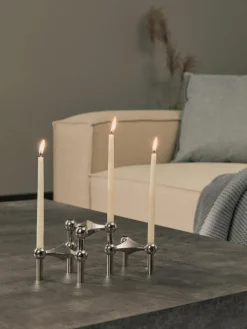 Stoff Nagel Kerzenhalter , 3er-Set