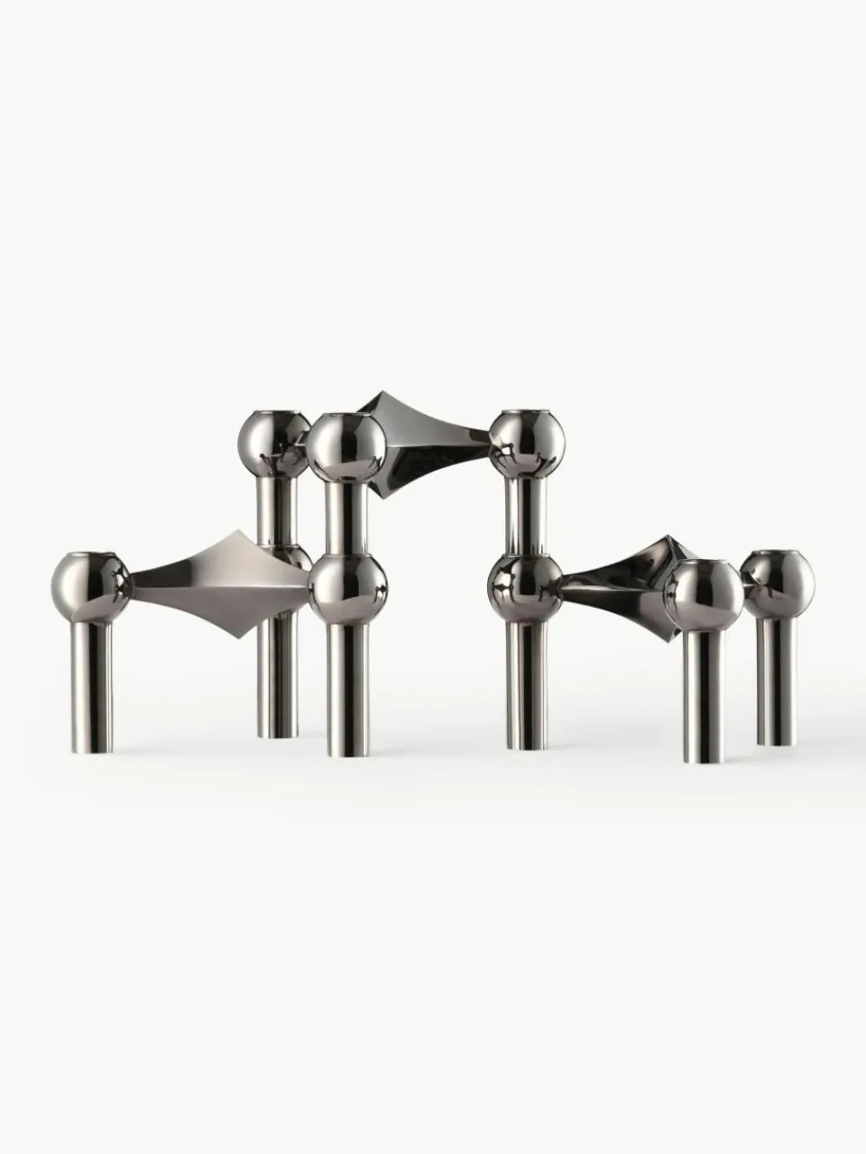 Stoff Nagel Kerzenhalter , 3er-Set