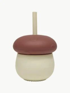 Kinder Oyoy Living Design Kinderbecher Mushroom mit Strohhalm