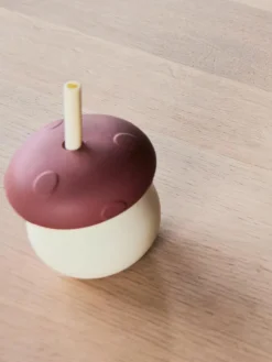 Kinder Oyoy Living Design Kinderbecher Mushroom mit Strohhalm