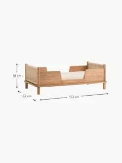 Kinder Nobodinoz Kinderbett Latitude aus Eichenholz, 70 x 140 cm