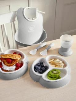 Kinder BabyBjörn Kindergeschirr Bliss mit Lätzchen, 8er-Set