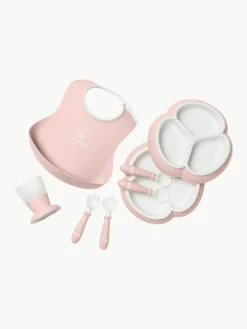 Kinder BabyBjörn Kindergeschirr Bliss mit Lätzchen, 8er-Set