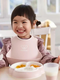 Kinder BabyBjörn Kindergeschirr Bliss mit Lätzchen, 4er-Set