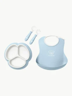 Kinder BabyBjörn Kindergeschirr Bliss mit Lätzchen, 4er-Set