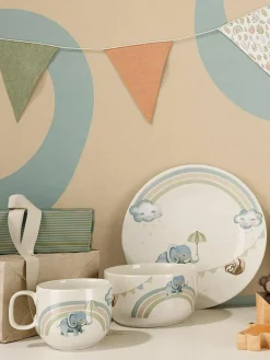 Kinder Villeroy & Boch Kinder-Geschirr-Set Walk Like An Elephant, 1 Person (3-tlg.)