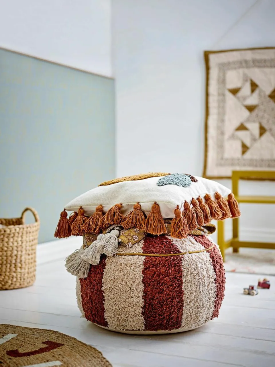 Kinder Bloomingville mini Kinder-Pouf Charoline