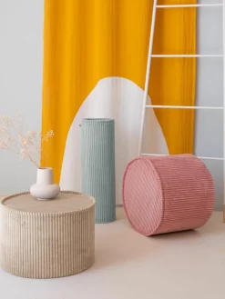 Kinder Wigiwama Kinder-Pouf Sugar aus Cord, Ø 40 cm
