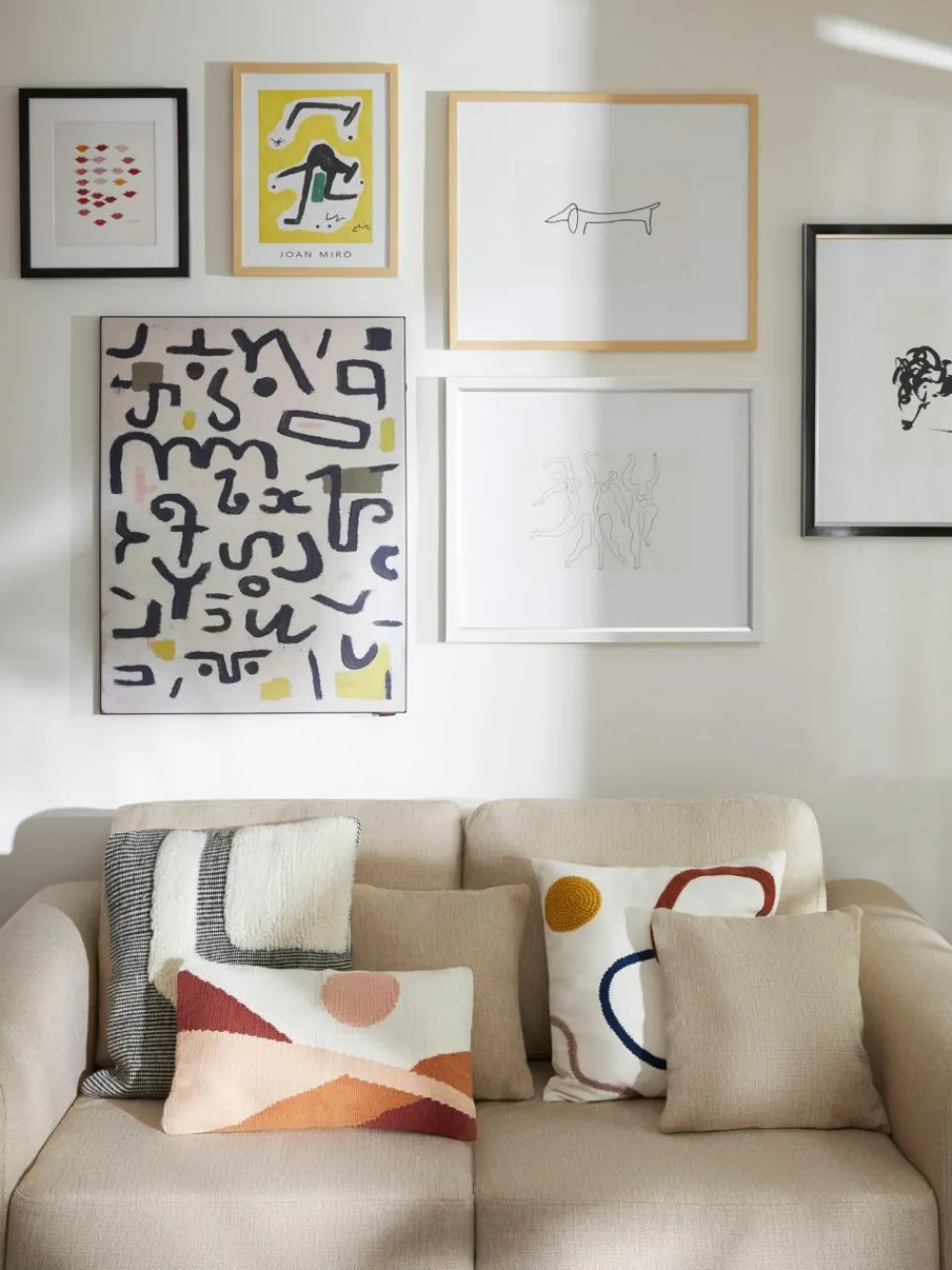 Westwing Collection Kissenhülle Wassily mit abstrakter Verzierung
