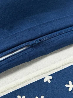 Westwing Collection Kissenhülle Whatever mit bestickter Aufschrift
