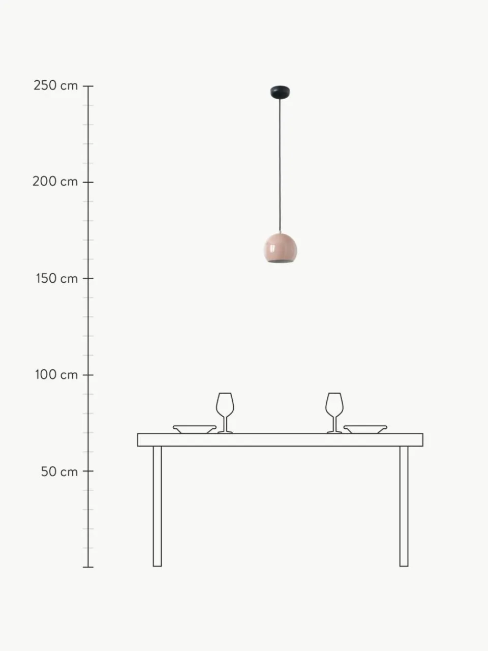 Frandsen Kleine Kugel-Pendelleuchte Ball