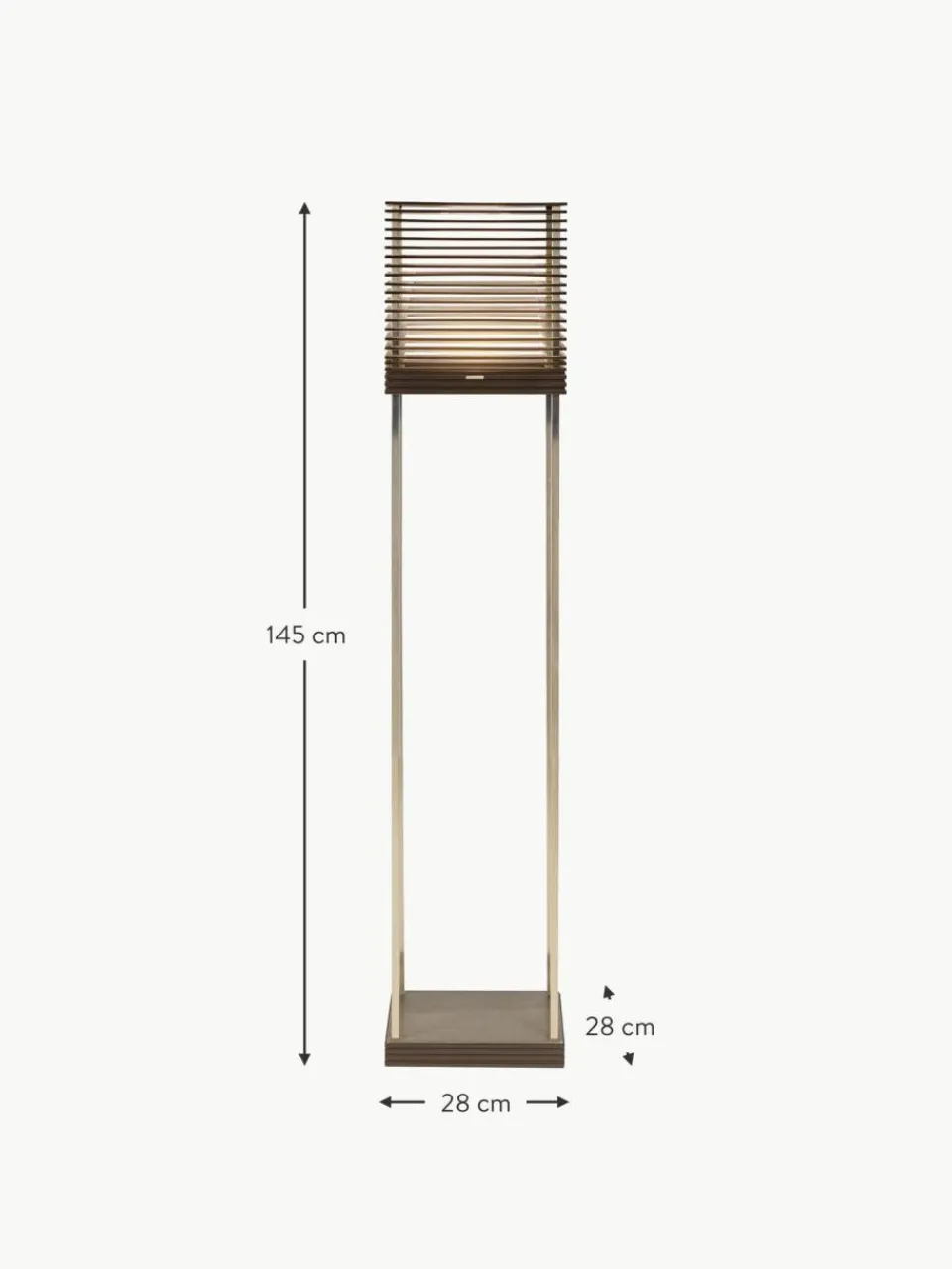 Armani Casa Kleine LED-Stehlampe Miya, dimmbar
