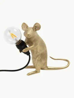 Seletti Kleine LED-Tischlampe Mouse mit USB-Anschluss