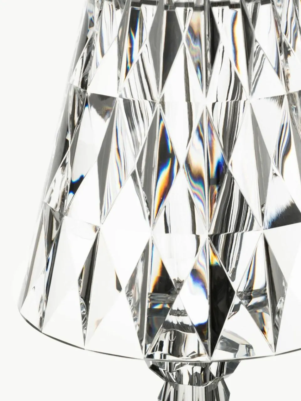 Kartell Kleine mobile LED-Tischlampe Battery, H 26 cm