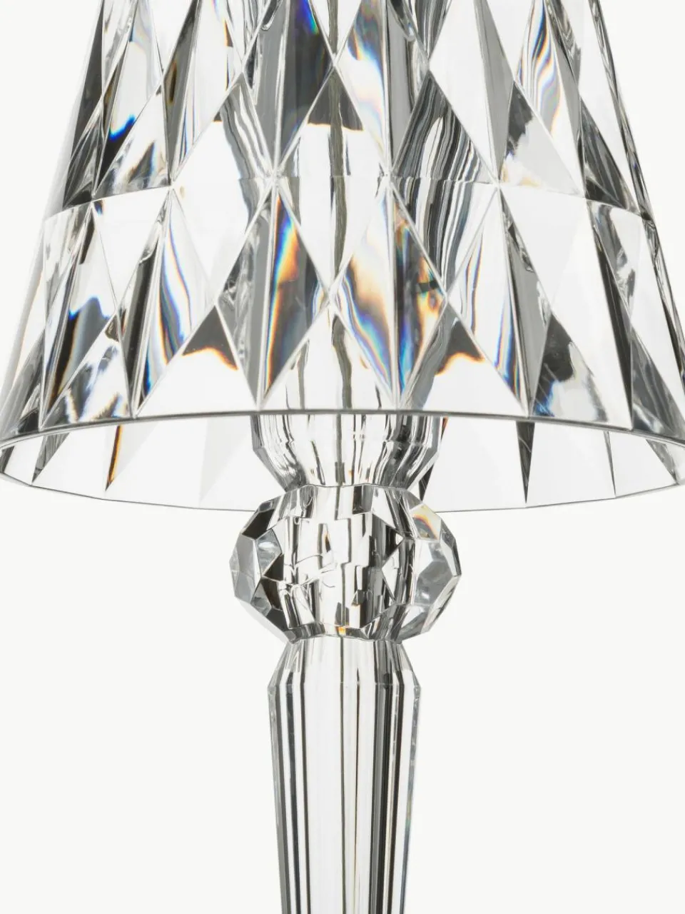 Kartell Kleine mobile LED-Tischlampe Battery, H 26 cm